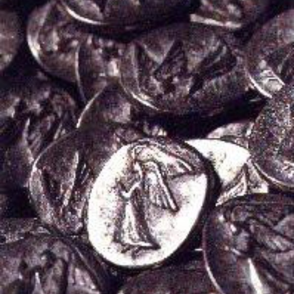 🆕NWT VILMAIN PEWTER pocket Angel Set of 6 - Picture 2 of 6